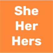 Elle Ses Pronononounes Sticker Vinyl (Devant)