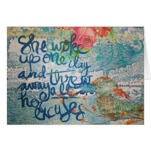 Elle S'Est Réveillée Un Jour Plus D'Excuses Collag