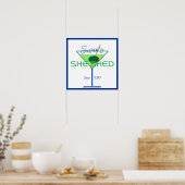 Elle Shed Woman's Man Cave Bar Poster Imprimer (Cuisine)