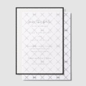 Elle Simple Modern Wedding Save the Date Vellum Uitnodigingen (Offset (Uitnodiging))
