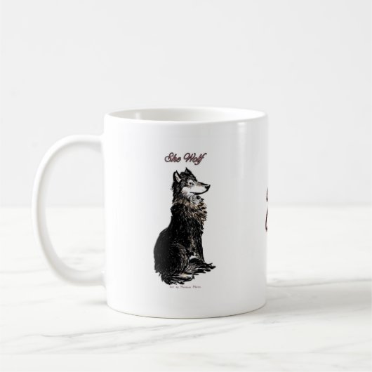 "Elle tasse de loup" (Gauche)