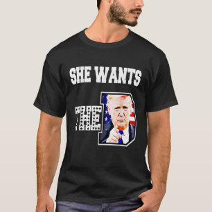 Elle Veut La T-shirt D Donald Trump 2024