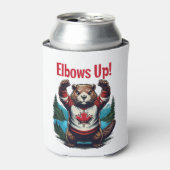 Ellebogen omhoog Canada Blikjeskoeler (Blikje Voorkant)