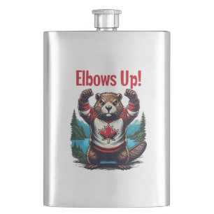 Ellebogen omhoog Canada Flacon