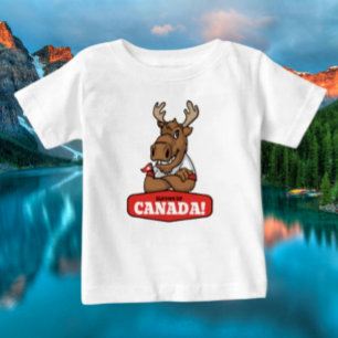 Ellebogen Omhoog Canada! Grappige Eekhoorn Peuter