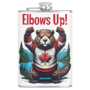Ellebogen omhoog Canada Heupfles