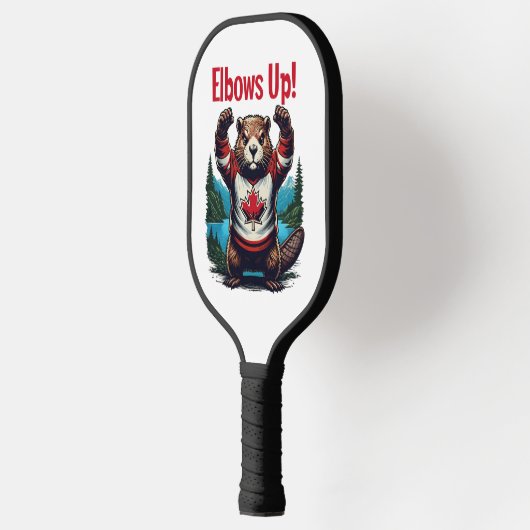 Ellebogen omhoog Canada Pickleball Paddle (Links)