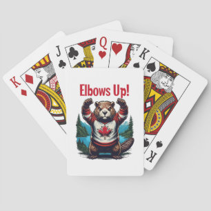Ellebogen omhoog Canada Pokerkaarten