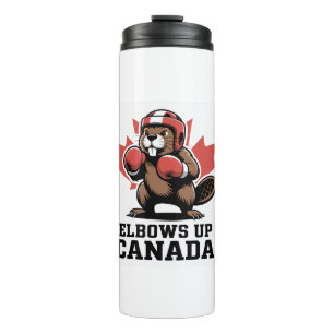 Ellebogen omhoog Canada   Quirky Canadian Pride Gi Thermosbeker