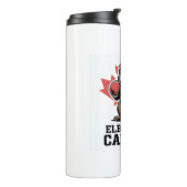 Ellebogen omhoog Canada | Quirky Canadian Pride Gi Thermosbeker (Gedraaid links)