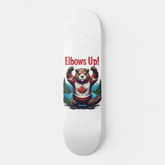 Ellebogen omhoog Canada Skateboard