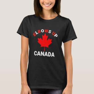 Ellebogen omhoog Canada steunen Canadese soeverein T-shirt