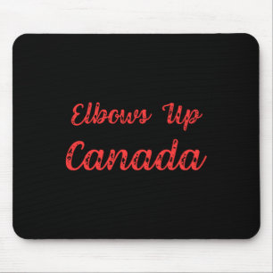 Ellebogen omhoog Canada Sticker 11 Muismat