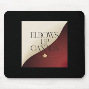 Ellebogen omhoog Canada Sticker 9 Muismat