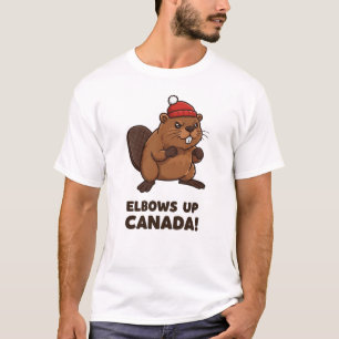 Ellebogen omhoog Canada T-shirt