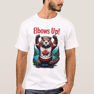 Ellebogen omhoog Canada T-shirt
