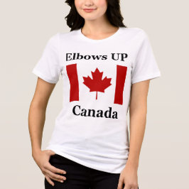 Ellebogen omhoog Canada! Tri-Blend Shirt