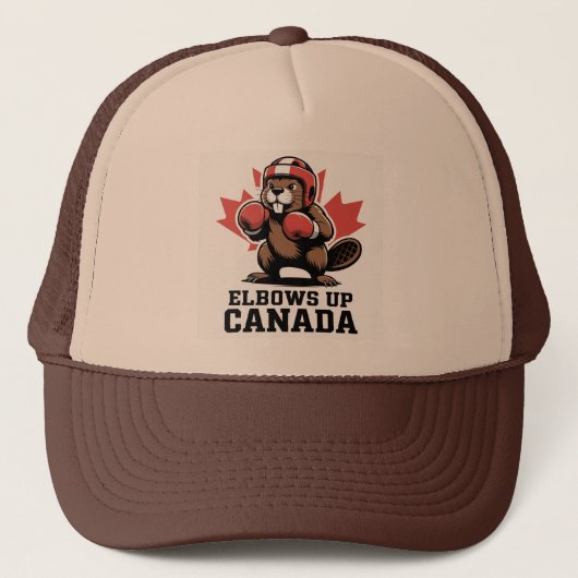 Ellebogen omhoog Canada trots Trucker Pet (Voorkant)