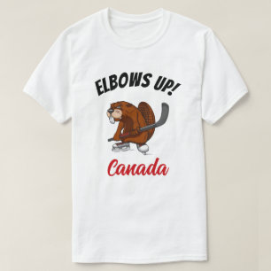 Ellebogen omhoog! Canadese bever T-shirt