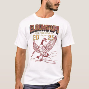 Ellebogen omhoog! Canadian League Canada Ganzen T-shirt