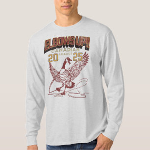 Ellebogen omhoog! Canadian League Canada Ganzen T-shirt