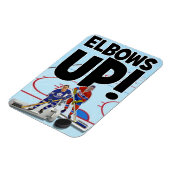 Ellebogen omhoog! magneet (Linkerzijde)