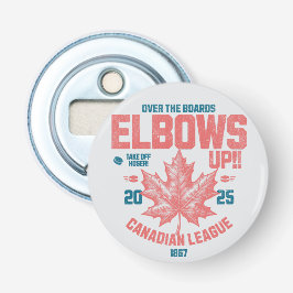 Ellebogen omhoog! Over de Boards Canadian League H Button Flesopener
