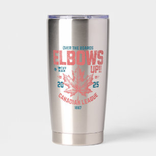 Ellebogen omhoog! Over de Boards Canadian League H Geïsoleerde Drinkbeker