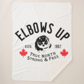 Ellebogen omhoog! Sherpa Deken (Voorkant)