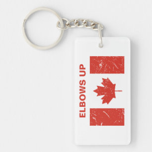 Ellebogen omhoog sleutelhanger