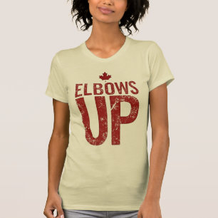 Ellebogen omhoog - sterk voor Canada T-shirt