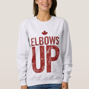 Ellebogen omhoog - sterk voor Canada Trui