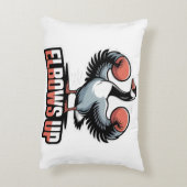 Ellebogen omhoog - Vechten Canadese Gans Accent Kussen (Achterkant (Verticaal))