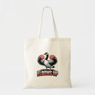 Ellebogen omhoog - Vechten Canadese Gans Tote Bag