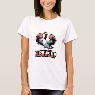 Ellebogen Omhoog – Vechtende Canadese Gans T-shirt