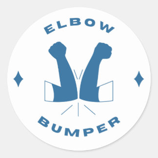 Elleboog Bumperstickers Ronde Sticker