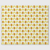 Elleboog Macaroni Cheddar Mac en Kaasvoeding Cadeaupapier (Vlak)