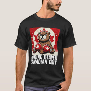 Elleboog Omhoog Canada Canadese Tegen Tarieven Bev T-shirt