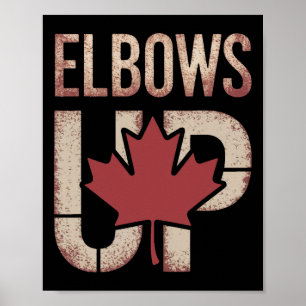 Elleboog Omhoog Canada Meme Poster
