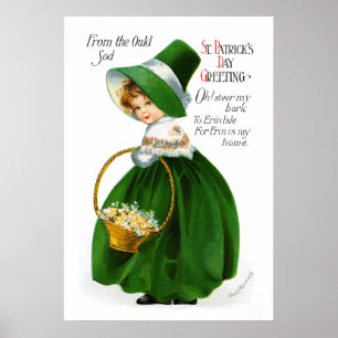 Ellen Clapsaddle's St-Patricks-Day Girl Poster