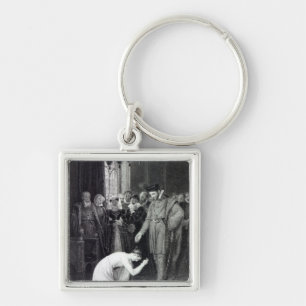 Ellen Douglas met de ring Sleutelhanger