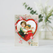 Ellen H. Clapsaddle: Geheim in mijn hart Briefkaart (Staand voorkant)