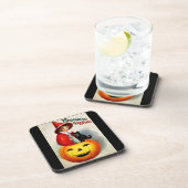 Ellen H. Clapsaddle: Haak in Jack O'Lantern Drankjes Onderzetter (Rechterzijde)