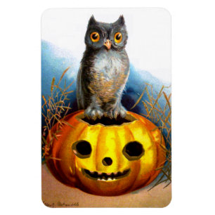 Ellen H. Clapsaddle: Halloween Uil Magneet