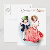 Ellen H. Clapsaddle: Ik hou van mijn liefde Briefkaart (Voorkant / Achterkant)