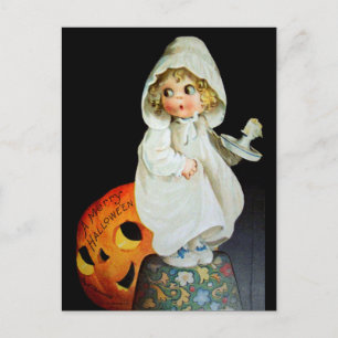 Ellen H. Clapsaddle: Little Girl met Candle Briefkaart