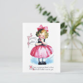 Ellen H. Clapsaddle: Meisje met hart Briefkaart (Staand voorkant)