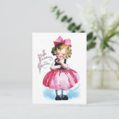 Ellen H. Clapsaddle: Meisje met hart Briefkaart (Staand voorkant)