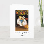 Ellen H. Clapsaddle: Opwindend Halloween Kaart (Achterkant)