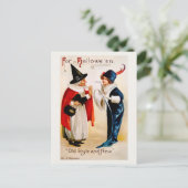 Ellen H. Clapsaddle: Oude stijl en nieuw Briefkaart (Staand voorkant)